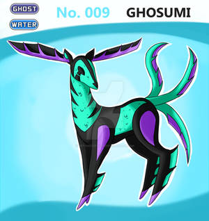 Pokemon Bright, water starter(evo3): 009 Ghosumi