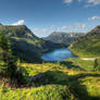 Mountainscape With Lake