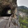 Mountain Road With Tunnel
