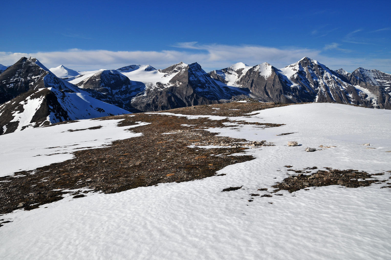 Snowy Mountains Background