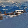 January Mountain Scene