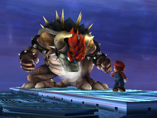 mario vs giga bowser