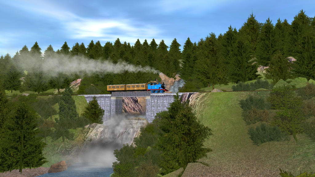 Thomas Two Fall Thomas and the Waterfall by Thunderbirdman1992 on DeviantArt