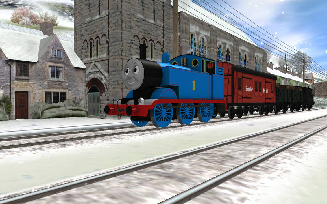 Thomas' Christmas Post by Thunderbirdman1992 on DeviantArt