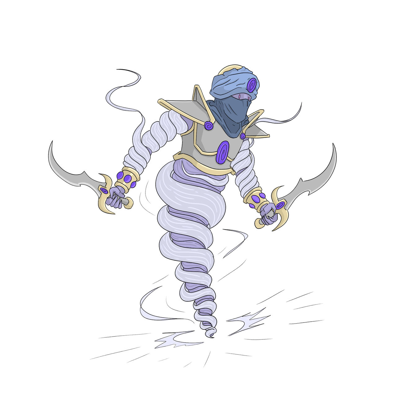 Wind Elemental by GreyChameleons on DeviantArt