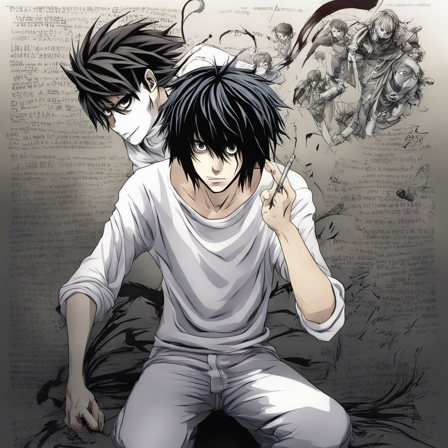 Deviantart Fa Note L Lawliet - Death Note by arsinis on DeviantArt