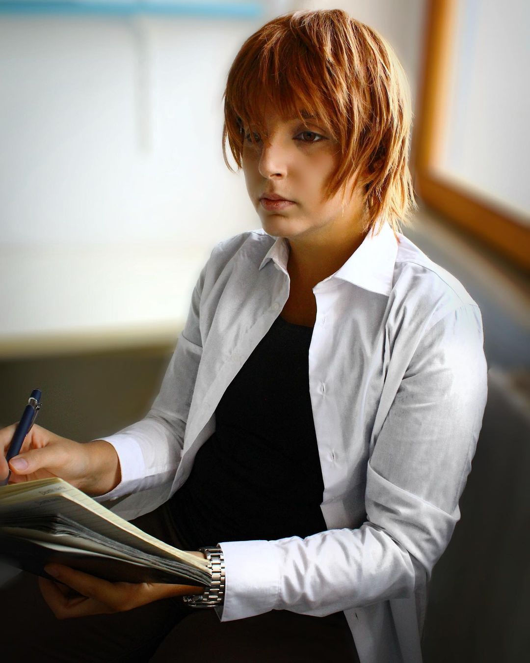 Light Yagami Cosplay Just Sitting Death Note By LightYagamiCosplays light-yagami-cosplay-just-sitting-death-note-by-lightyagamicosplays