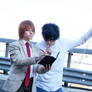 Death Note Light and L Cosplay - Investigating