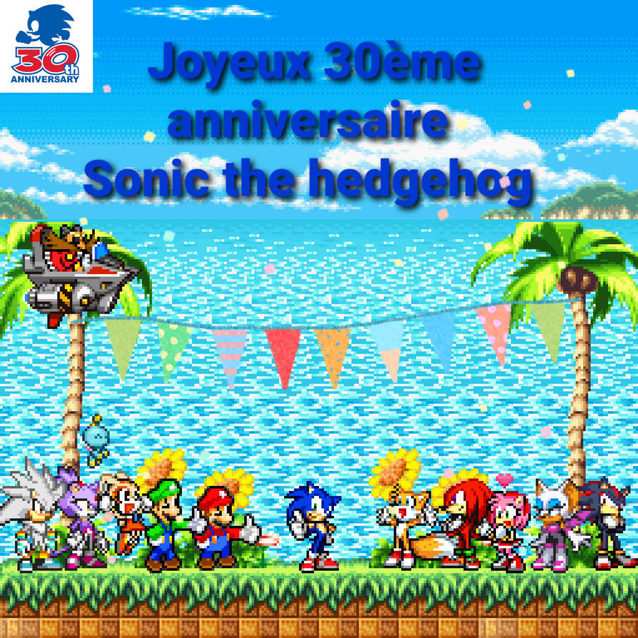 30 Ans De Sonic The Hedgehog By Mario Plombier On Deviantart 30 Ans De Sonic The Hedgehog By Mario Plombier On Deviantart
