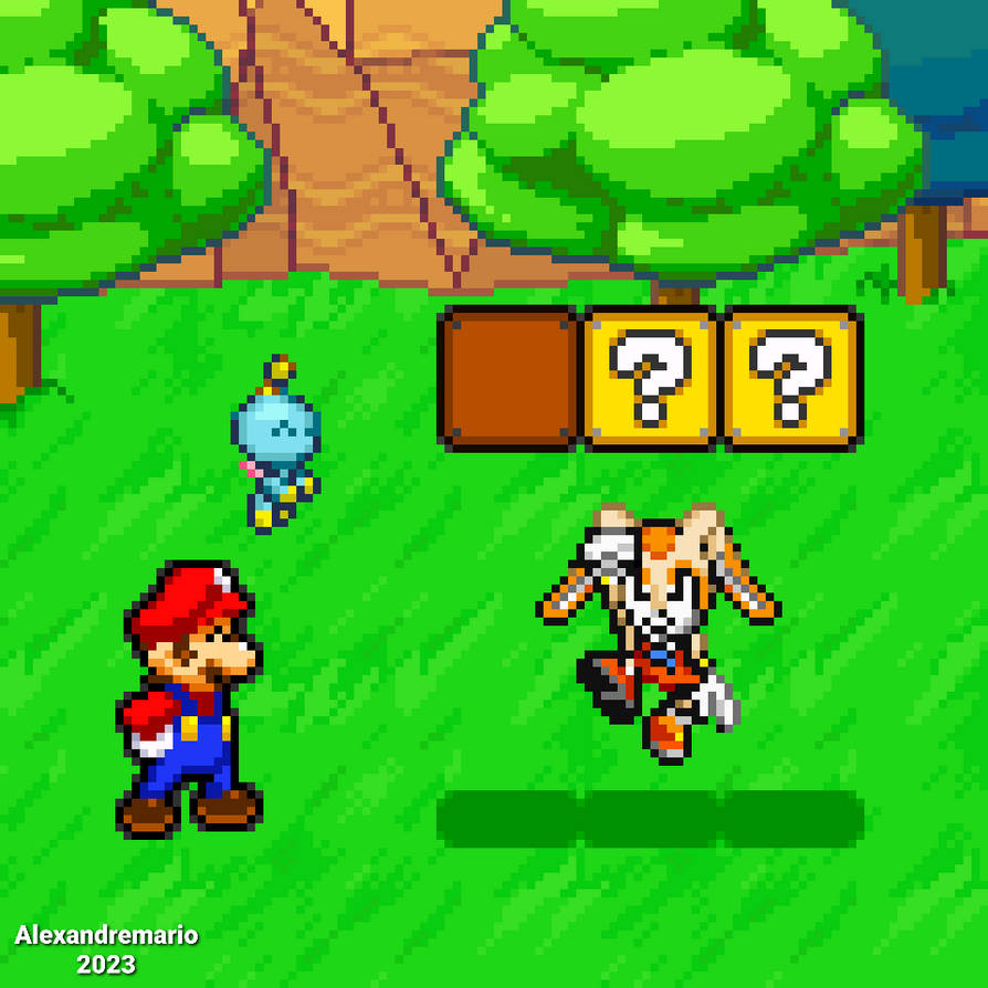 Mario et Cream frappe sur les blocs by Alexandre mario on DeviantArt