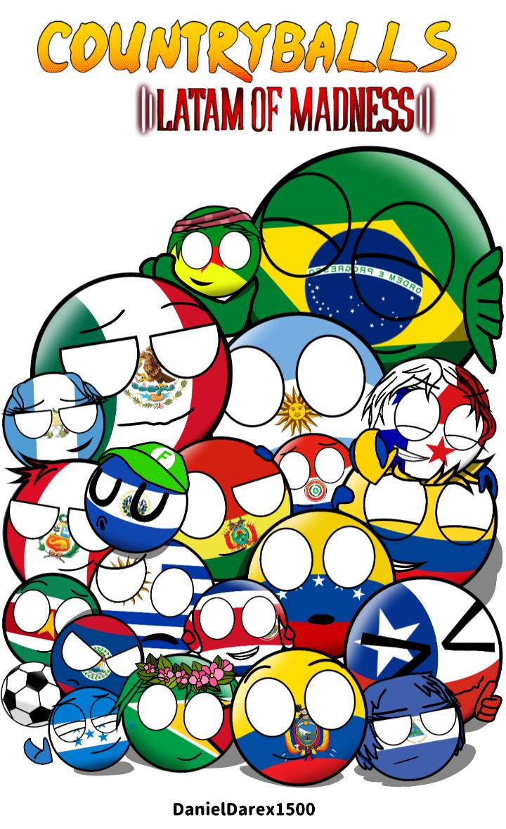 Deviantart Countryballs Countryballs Latam of Madness by ElReyDox on DeviantArt