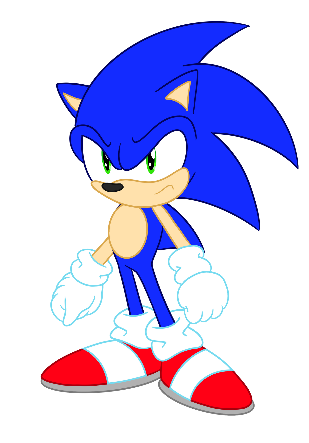 Sonic the Hedgehog - Normal by LachlanDingoOfficial on DeviantArt