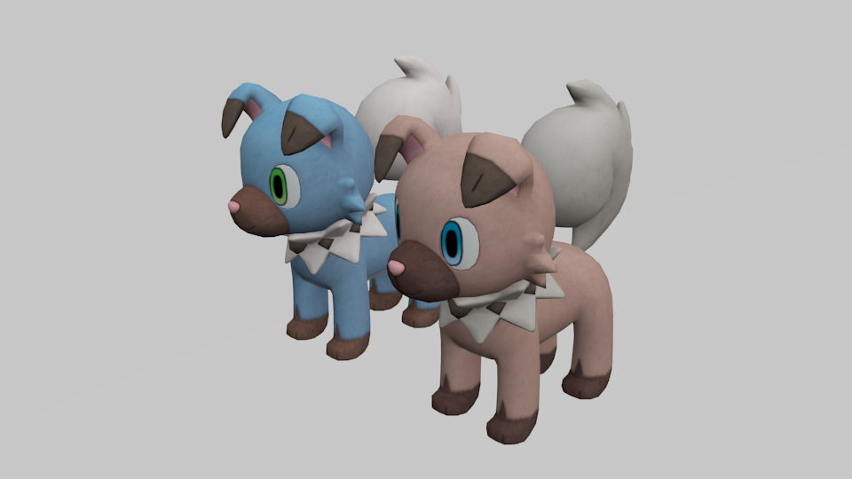 Rock Ruff Modles Pokemon Scarlet/Violet - Rockruff Model by YohanPlayz on DeviantArt