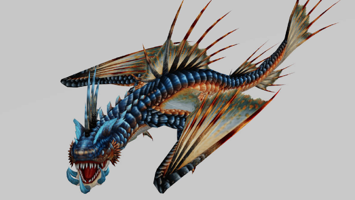 MHFrontier Z - Zenith Plesioth Model by YohanPlayz on DeviantArt