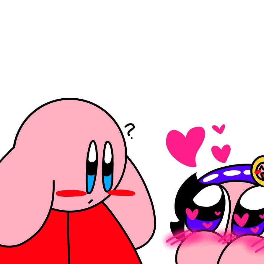 Kirby and his future fangirl LOL- by DannyDrawKirbys503 on DeviantArt