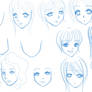 Filled faces
