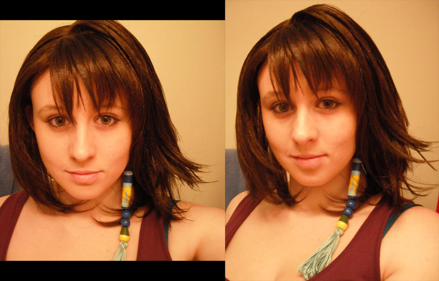 Yuna - wig and makeup test