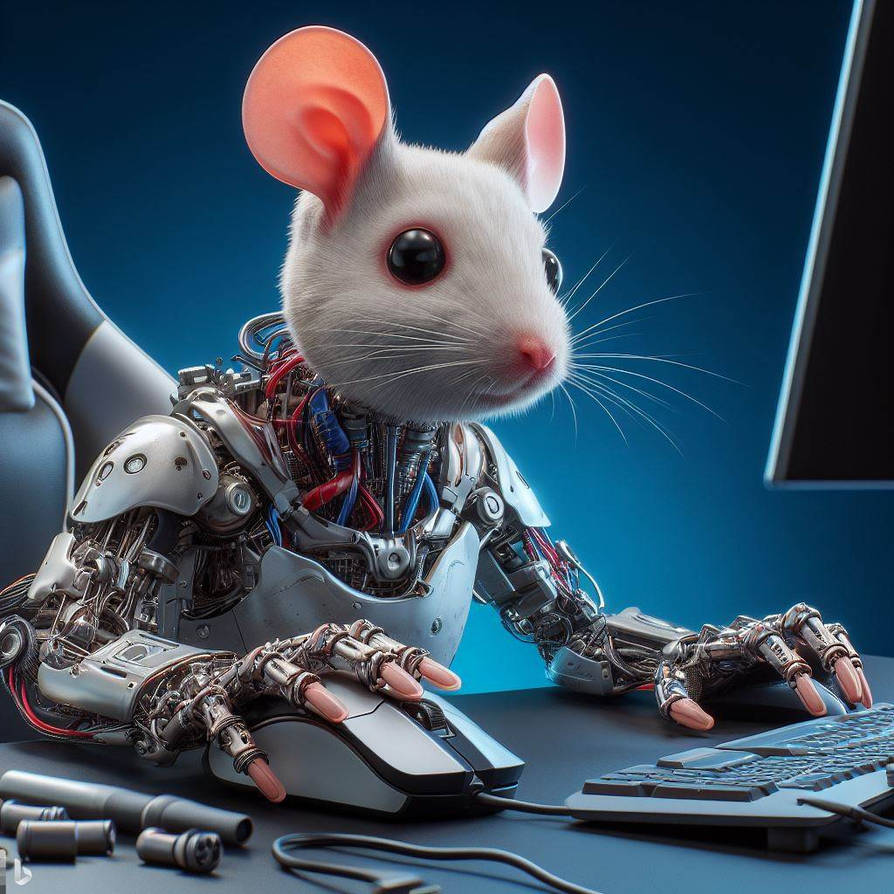 Robot Mouse R Robomouse by AJCamara on DeviantArt