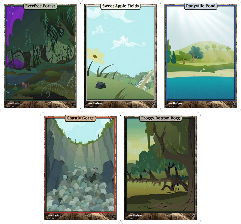 Unhinged Basics Unhinged Basic Lands by StorycrafterKiro on DeviantArt