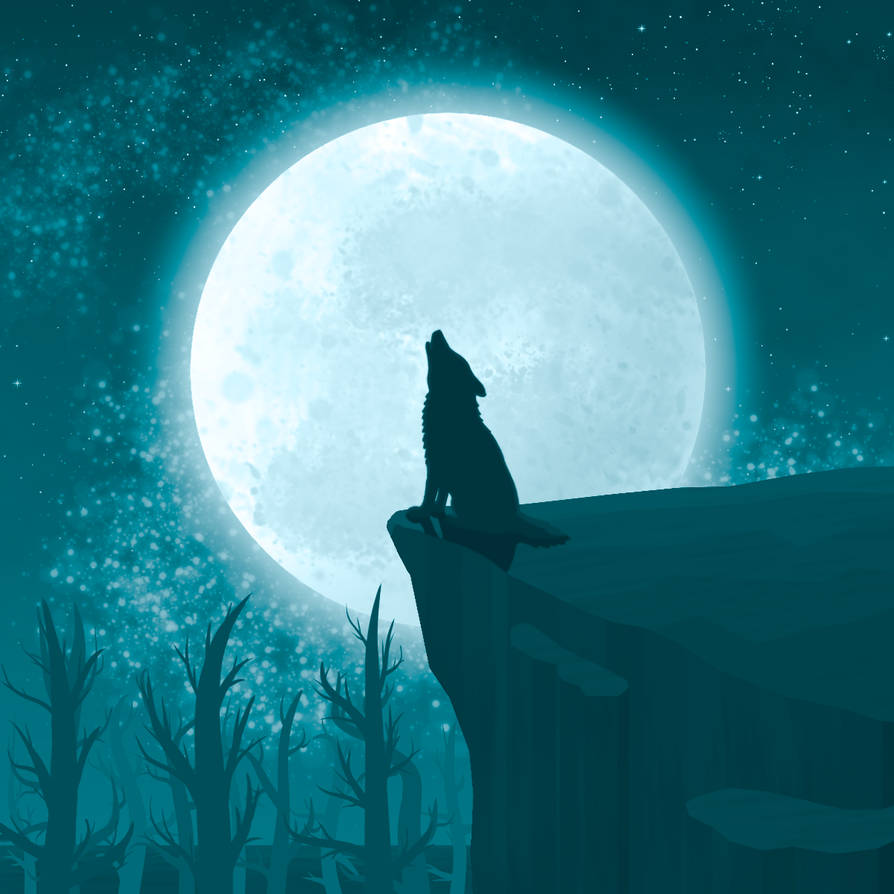 Full Moon Howl by scarcepepper on DeviantArt