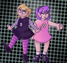 mandy and Gaz outfit swap!