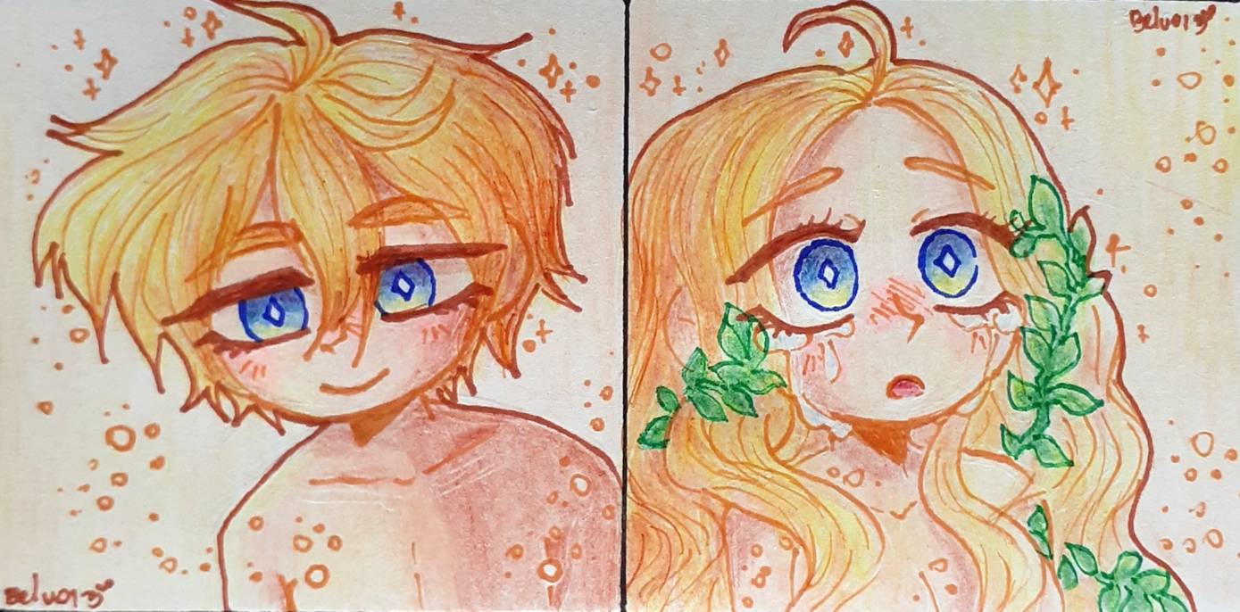 Adam and Eve by Belu013 on DeviantArt Adam and Eve by Belu013 on DeviantArt