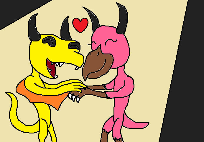 Greeter Drawing Waiter X Greeter (123 Slaughter Me Street) by DarkDragonDeception on ...