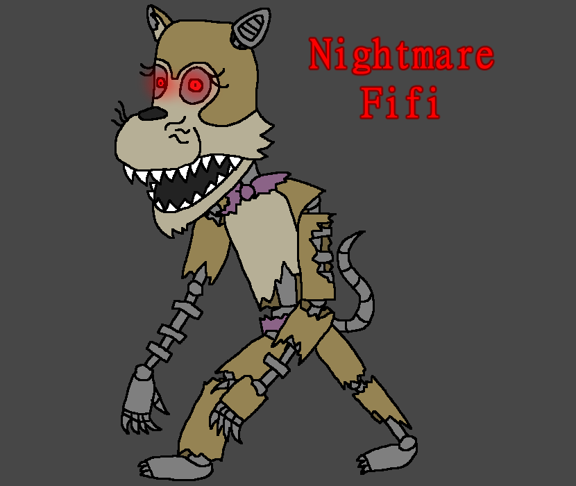 Nightmare from FNAF 4 by fiszi -- Fur Affinity [dot] net