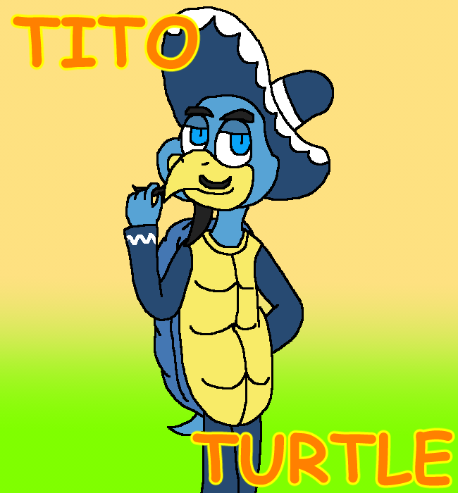 Tito Turtle Deviantart Tito Turtle (Willy's Wonderland Fanart) by DarkDragonDeception on ...
