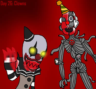 fnaftober day 9 & 10 - ice scream + creepy clown : r/fivenightsatfreddys