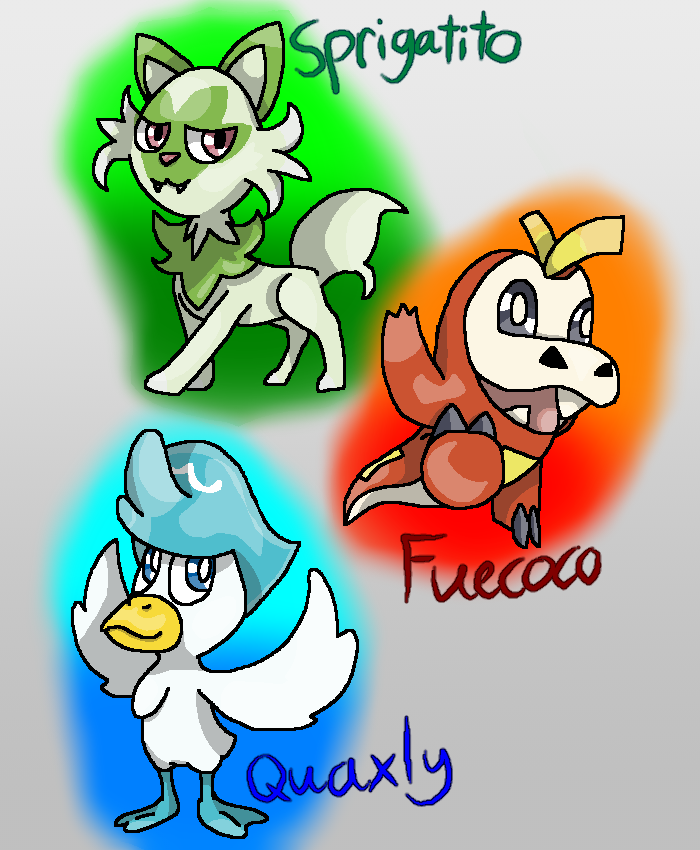 Inicial tipo planta pokemon Escarlata Purpura by DanielXDX156 on DeviantArt