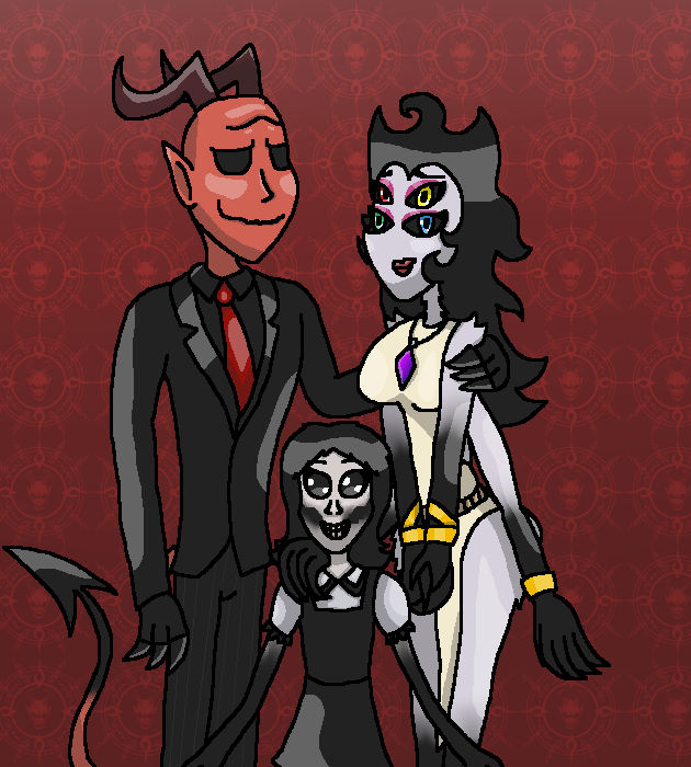 Malak's Family Portrait (Dark Deception) by DarkDragonDeception on