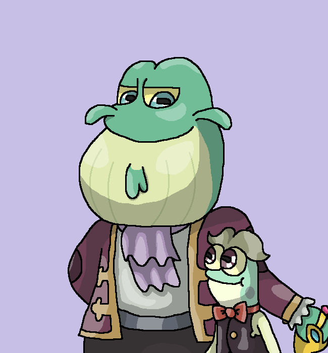Mayor Toadstool And Toadie (Amphibia Commission) by DarkDragonDeception ...