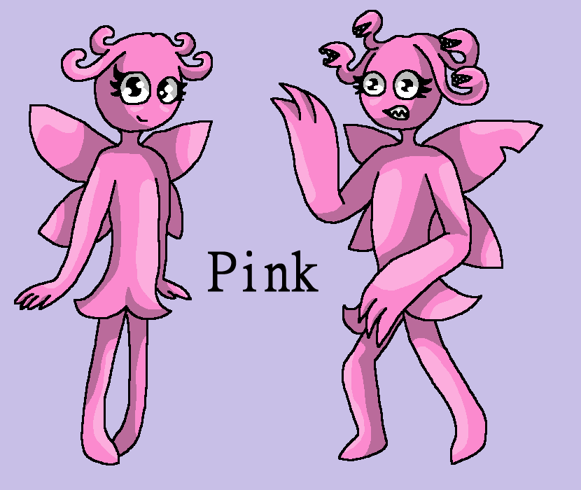 Pink (Rainbow Friends Fan Character) by DarkDragonDeception on DeviantArt