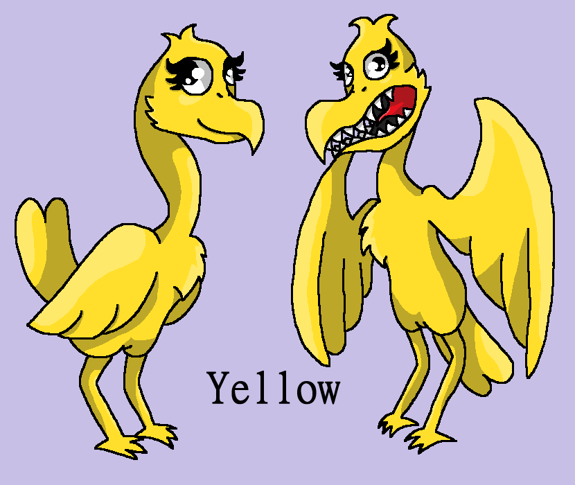 Yet another art account — Rainbow Friends Yellow Their design is from a