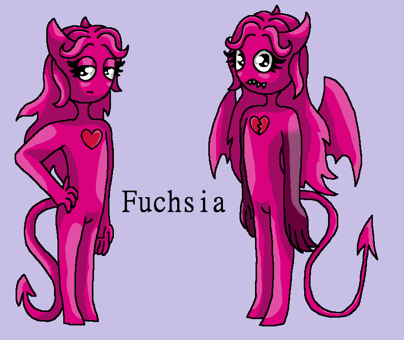 Fuchsia (Rainbow Friends Fan Character) by DarkDragonDeception on DeviantArt