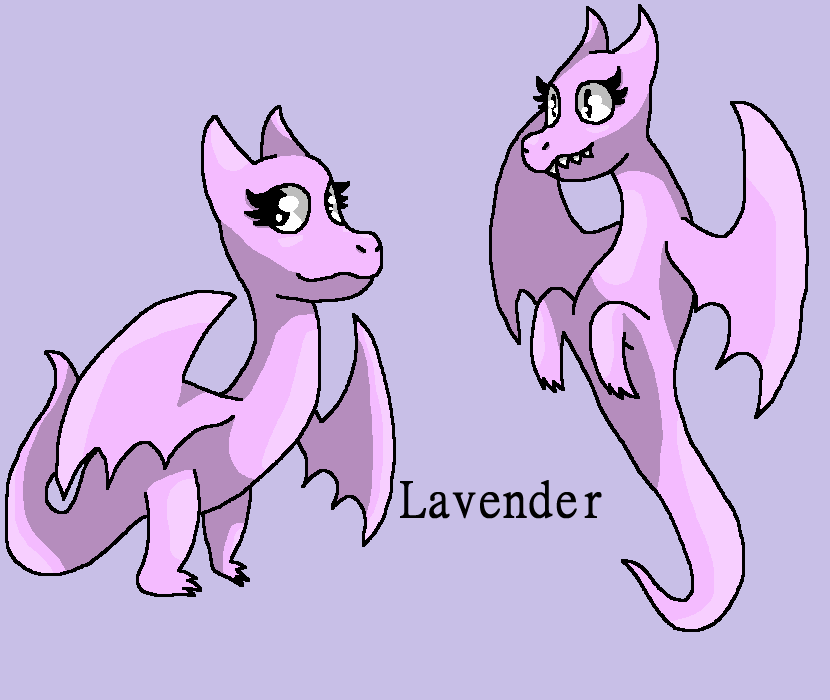 Lavender becomes a werewolf - rainbow friends OC by