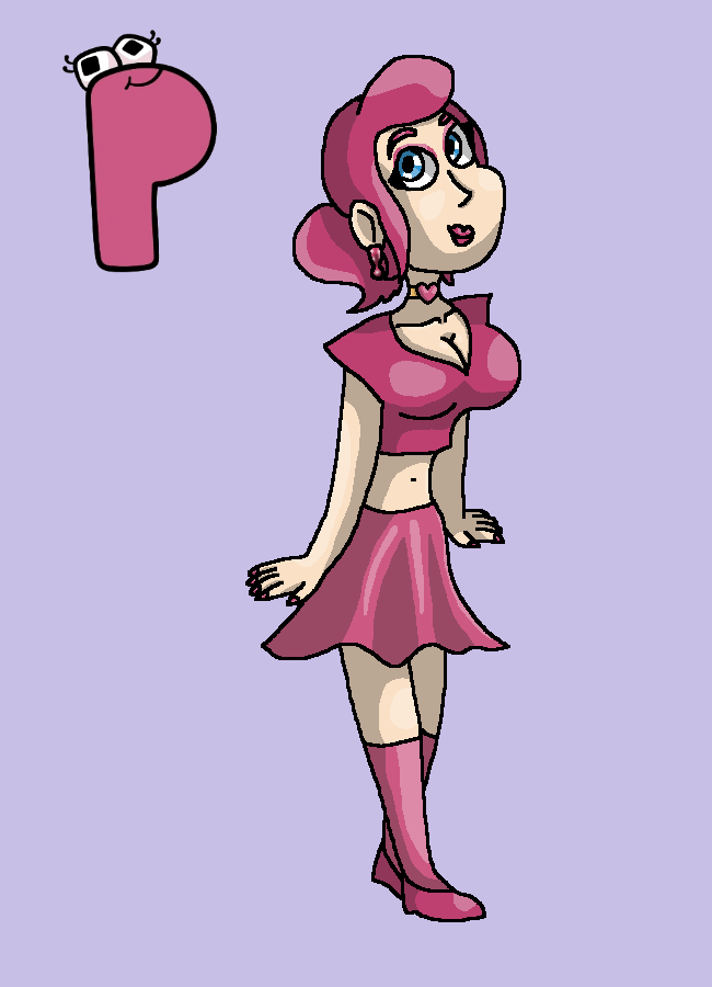 i draw P has my AU alphabet lore human real life :))))) : r