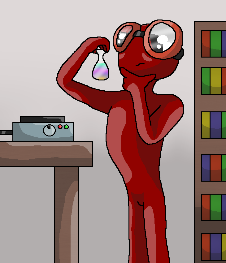 Scientist Red Rainbow Friends