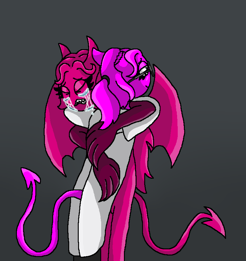 Fuchsia (Rainbow Friends Fan Character) by DarkDragonDeception on DeviantArt