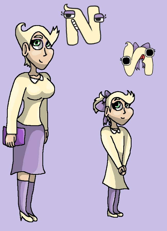 N (Alphabet Lore Humanized #7) by MyLittleArtist2468 on DeviantArt