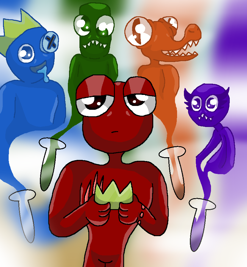 Rainbow friends roblox by Fnartgookd on DeviantArt