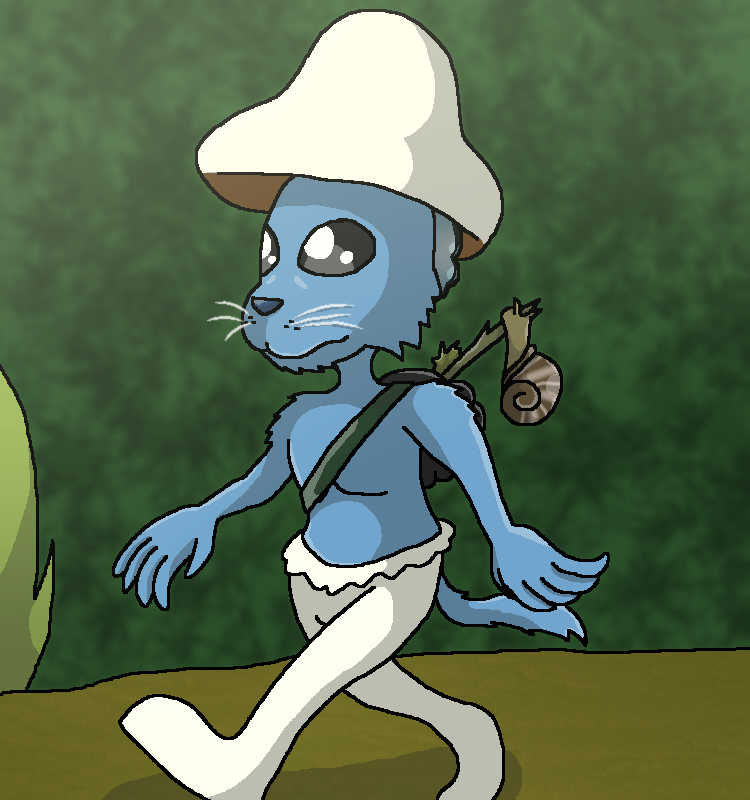 Smurf Cat by LauraLPS on DeviantArt