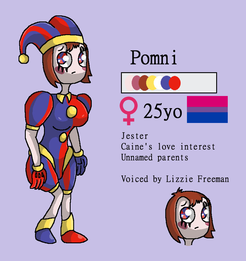 Pomni Headcanon Ref Sheet (TADC) by DarkDragonDeception on DeviantArt