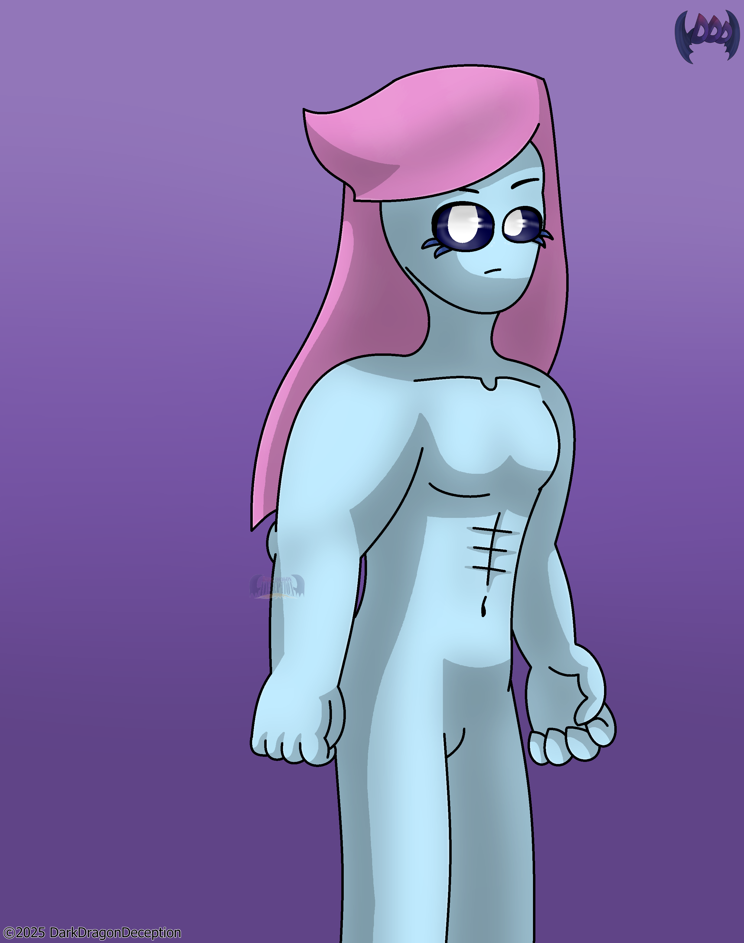 Strong Oc Strong Blue Woman (OC Request) by DarkDragonDeception on DeviantArt