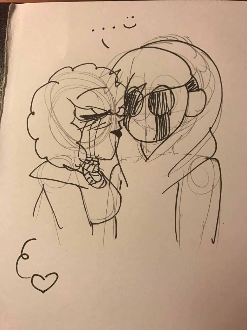 Art Trade: a kiss on the cheek