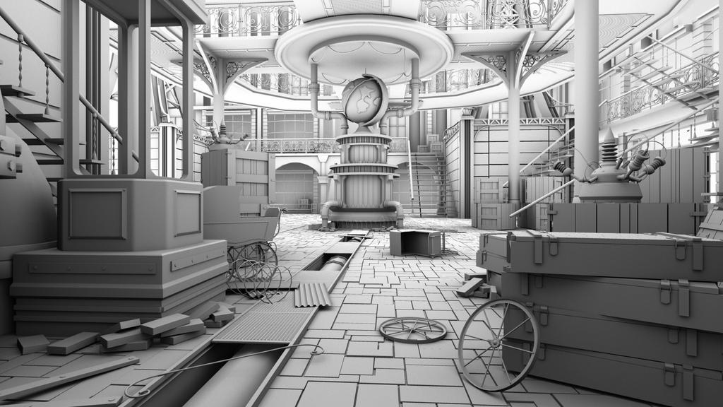 Batman Interior by OrangeBlueHue on DeviantArt