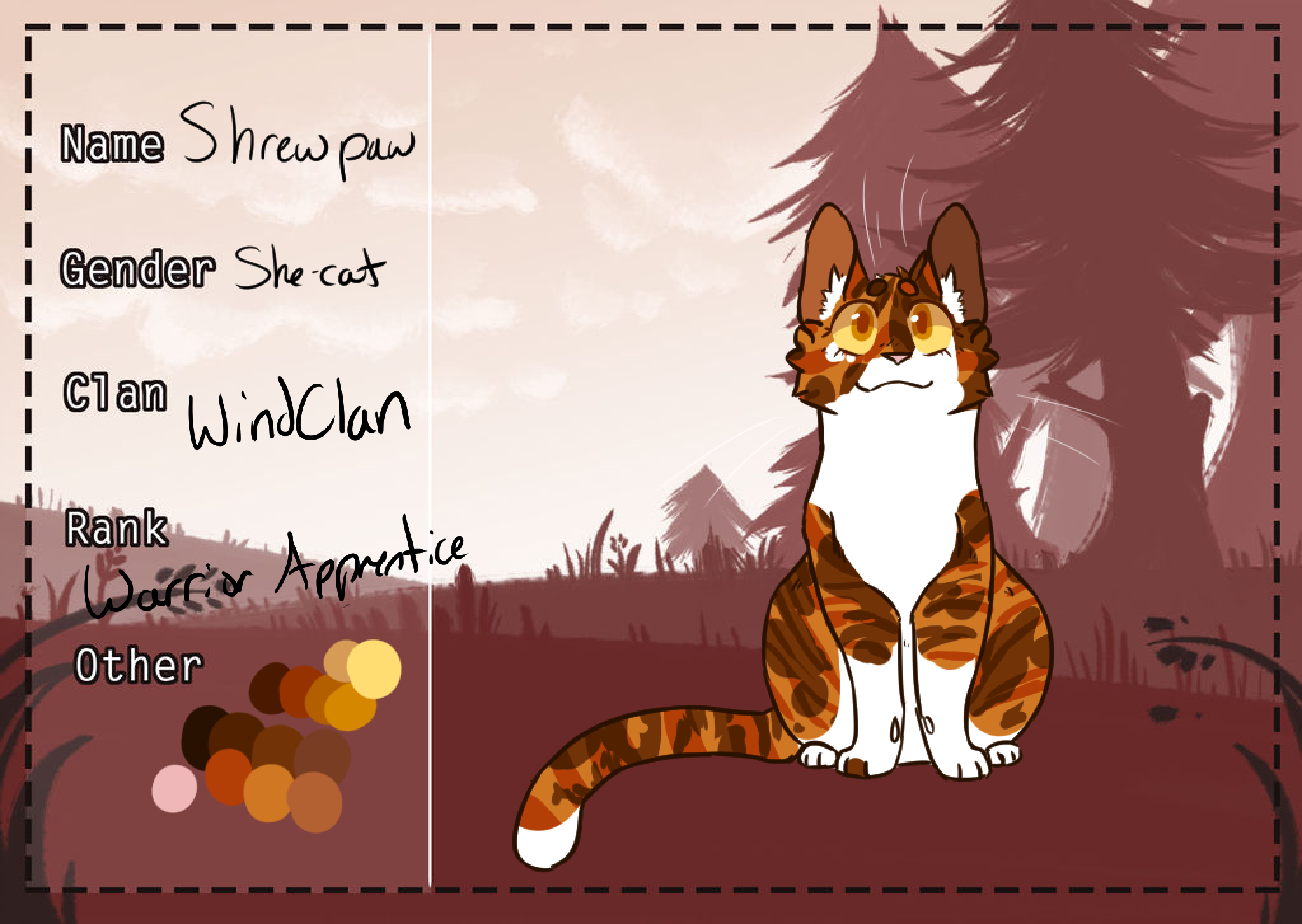 My Warrior Cats Characters! (OC Wiki) - Chanterellepaw - Wattpad