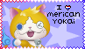 Yo-kai Watch Stamp: I Love Merican Yokai by doughpuncher