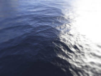 black and blue water